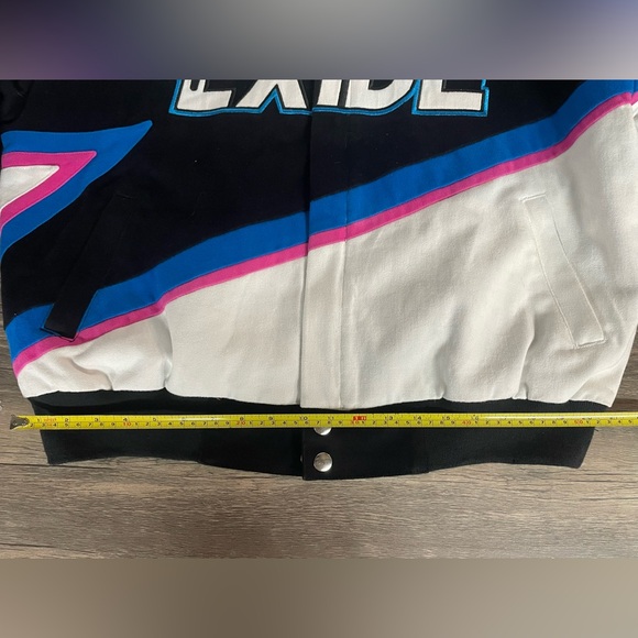 Vintage Autographed NASCAR 2000 Jeff Burton #99 Exide Adult XL Pit Jacket - Picture 12 of 14